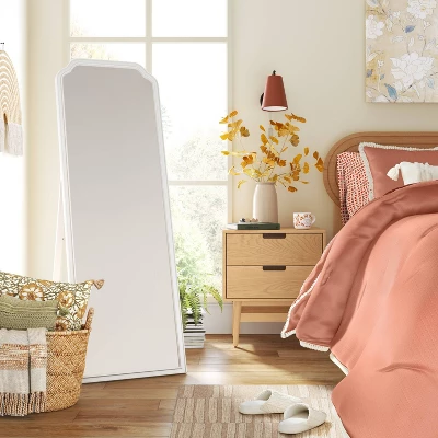 20" X 60" Easel French Country Collection Mirror White - Threshold™ 3 20" X 60" Easel French Country Collection Mirror White - Threshold™ - Image 3
