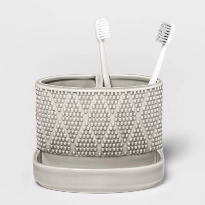 Canby Ceramic Organizer Gray - Threshold™ 1 Canby Ceramic Organizer Gray - Threshold™