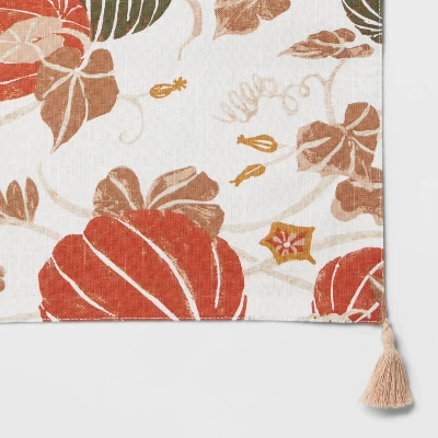 14"x72" Table Runner 'Pumpkin' - Threshold™ 2 14"x72" Table Runner 'Pumpkin' - Threshold™ - Image 2