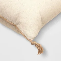 Oversized Gather Embroidered Lumbar Throw Pillow Cream - Threshold™ -Household Items Sale GUEST 08d62a1d bf32 43c5 8b83 f036fbd440cb