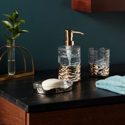 3pc Luxe Coordinate Bath Bundle Set - Threshold™ 1 3pc Luxe Coordinate Bath Bundle Set - Threshold™