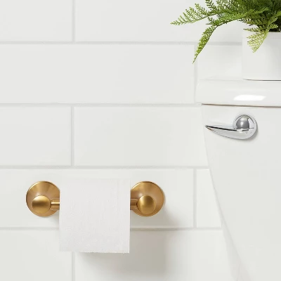 Casual Toilet Paper Holder - Threshold™ 1 Casual Toilet Paper Holder - Threshold™