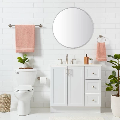 3pc Clean Bath Hardware Set - Threshold™ 1 3pc Clean Bath Hardware Set - Threshold™