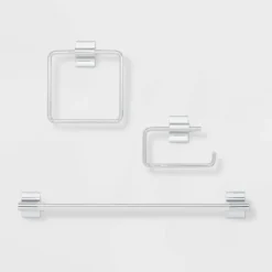 3pc Modern Bath Hardware Set - Threshold™ -Household Items Sale GUEST 20cdd55f 3a6d 45d7 89c5 37fa9d7a91f3