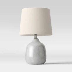Assembled Ceramic Table Lamp Gray - Threshold™ -Household Items Sale GUEST 233d030a ded6 4d18 b2e3 2d046d833289