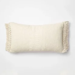 Textural Woven Throw Pillow With Trims Cream - Threshold™ Designed With Studio McGee 10 Textural Woven Throw Pillow With Trims Cream - Threshold™ Designed With Studio McGee -Household Items Sale GUEST 2494d37c 17c0 4147 b164 0e46d2ff98c0