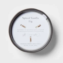 16oz Blackened Bowl Ceramic With Multi Woodwick And Dustcover Spice Vanilla Fig Candle Black - Threshold™ 7 16oz Blackened Bowl Ceramic With Multi Woodwick And Dustcover Spice Vanilla Fig Candle Black - Threshold™ -Household Items Sale GUEST 27c974af f7f8 4836 a0f9 674e7512c70b