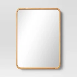 22" X 30" Rounded Corner Wood Wall Mirror - Threshold™ -Household Items Sale GUEST 2825b806 598b 4f63 b5bc 67a80e9b7309