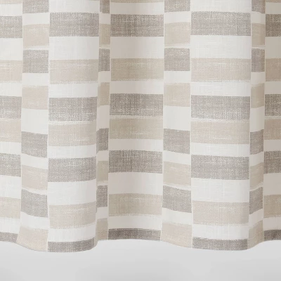 Colorblock Shower Curtain Gray - Threshold™ 3 Colorblock Shower Curtain Gray - Threshold™ - Image 3