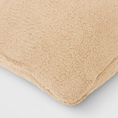 Sherpa Throw Pillow - Threshold™ 3 Sherpa Throw Pillow - Threshold™ - Image 3
