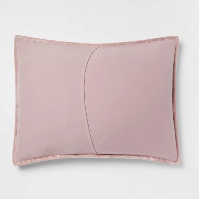 Luxe Diamond Stitch Velvet Quilt Sham - Threshold™ 2 Luxe Diamond Stitch Velvet Quilt Sham - Threshold™ - Image 2