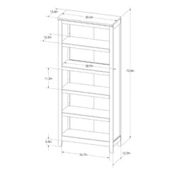 72" Carson 5 Shelf Bookcase - Threshold 16 72" Carson 5 Shelf Bookcase - Threshold -Household Items Sale GUEST 2f88e10f 6ec2 4b27 ab72 2713c36d7777