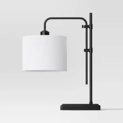 Knox Adjustable Shaded Table Lamp Black - Threshold™ -Household Items Sale GUEST 300007ce a81b 4fe4 9525 8347ceb40aeb
