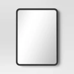 22" X 30" Rounded Corner Wood Wall Mirror - Threshold™ -Household Items Sale GUEST 300779ed c898 487e 9f3b ef546a8d06b9