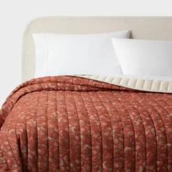 Voile Floral Printed Quilt Bronze - Threshold™ -Household Items Sale GUEST 3424c1ce 85b3 40a5 856c d054b1d8f698