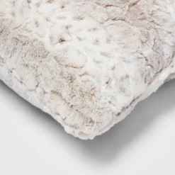 Snow Leopard Ombre Faux Fur Throw Pillow - Threshold™ -Household Items Sale GUEST 3736a0e8 d523 4b7d 8a08 9d54d4dfe9b9