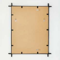 24" X 30" Cross Corner Metal Wall Mirror Black - Threshold™ Designed With Studio McGee -Household Items Sale GUEST 3a7227c8 7c5a 48b7 866e 7cd33b9beaf6