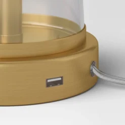 Tapered Fillable Table Lamp With USB (Includes LED Light Bulb) - Threshold™ -Household Items Sale GUEST 3b8496c8 7a7c 42dc 8702 8236d147da64