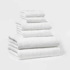 6pc Modern Bath Towels And Washcloths Set - Threshold™ -Household Items Sale GUEST 3ef88610 ecb2 46a3 b326 af5218820255