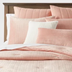 8pc Luxe Velvet Comforter Set Salmon Pink - Threshold™ 17 8pc Luxe Velvet Comforter Set Salmon Pink - Threshold™ -Household Items Sale GUEST 46352fa2 d486 4716 a950 090cc2da6259