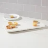 14" X 7" Marble Serving Platter White - Threshold™