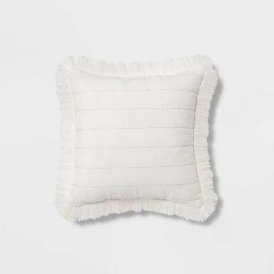 12pc Embroidered Fringe Stripe With Tassels Comforter & Sheet Bedding Set - Threshold™ 8 12pc Embroidered Fringe Stripe With Tassels Comforter & Sheet Bedding Set - Threshold™ - Image 8