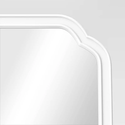 20" X 60" Easel French Country Collection Mirror White - Threshold™ 2 20" X 60" Easel French Country Collection Mirror White - Threshold™ - Image 2