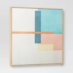 (Set Of 2) 24" X 24" Color Blocks Framed Wall Canvases - Threshold™ -Household Items Sale GUEST 50ae9f34 a33f 4577 b93c 431d13d80a23