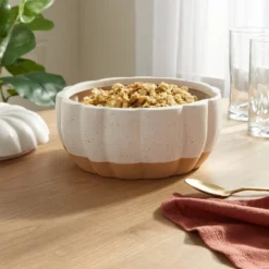 Large Pumpkin Serving Bowl Ivory - Threshold™