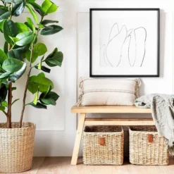 (Set Of 2) 24" X 24" Sketch Art Print Black/White - Threshold™ Designed With Studio McGee -Household Items Sale GUEST 55a5f7b4 c4ed 4cf8 b20c 11adee0c94de