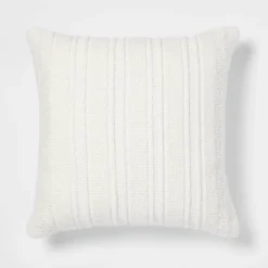 Oversized Textural Woven Throw Pillow Cream - Threshold™ -Household Items Sale GUEST 576d2931 2f98 4603 97e9 14cb8d27855b