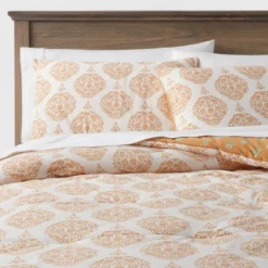 Medallion Printed Comforter & Sham Set Off-White/Dark Gold - Threshold™ -Household Items Sale GUEST 60cf55a4 b131 4cd9 9d3e f2d1287d9cce