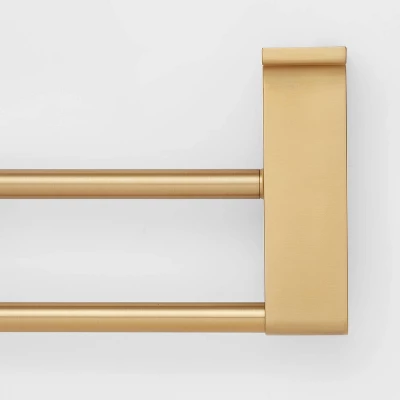 Double Modern Towel Bar - Threshold™ 2 Double Modern Towel Bar - Threshold™ - Image 2