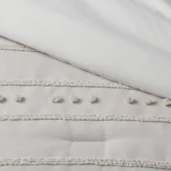 4pc Clipped Stripe Poms Comforter Bedding Set - Threshold™ -Household Items Sale GUEST 6474436f 0746 4a2d 8720 5e4921bc6129