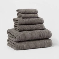 6pc Modern Bath Towels And Washcloths Set - Threshold™ -Household Items Sale GUEST 6b75e890 90c7 48cb 9d0f 33d4676a2608