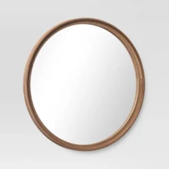 26" Classic Wood Round Mirror Natural - Threshold™ 3 26" Classic Wood Round Mirror Natural - Threshold™ -Household Items Sale GUEST 6e0d23aa 47c9 4a7c 827b 4d4a7ea57f24