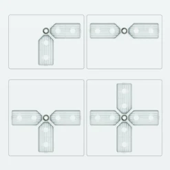 Aluminum Corner Tension Pole Caddy Gray - Threshold™ -Household Items Sale GUEST 75ce258a 9f45 4721 9e05 3c2e81d435c3