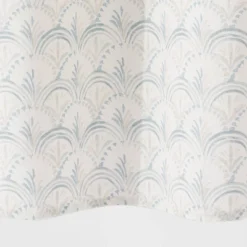 Block Print Scallop Shower Curtain Aqua Blue - Threshold™ -Household Items Sale GUEST 778a054f a5b3 486b 8a5e 47632fd96cbf