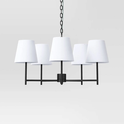 5 Arm Shaded Chandelier - Threshold™ 6 5 Arm Shaded Chandelier - Threshold™ - Image 6