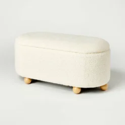 Havenstone Pill Shaped Storage Bench - Threshold™ Designed With Studio McGee -Household Items Sale GUEST 7dc48435 db39 4775 98cb 51dbc4bf7a10