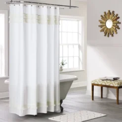 Macramé Fringe Shower Curtain Cream - Threshold™ -Household Items Sale GUEST 7eeb8034 7f1e 476c bc36 6fe107c3a630