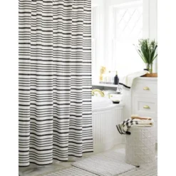 Striped Shower Curtain Black/White - Threshold™ -Household Items Sale GUEST 7f7c3a99 e20e 449e ba65 7e1967da8491