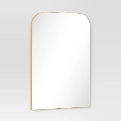 24" X 36" Infinity Mantle Mirror Brass - Threshold™ 2 24" X 36" Infinity Mantle Mirror Brass - Threshold™ - Image 2