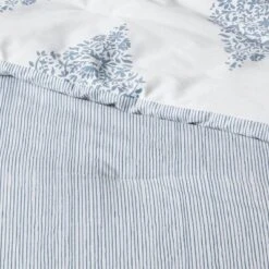 Reversible Medallion Family-Friendly Comforter & Sham Set White/Blue - Threshold™ -Household Items Sale GUEST 8379fc25 7fa6 4813 85c3 f448eb527eae