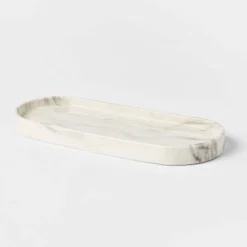 4pc Marbled Ceramic Bathroom Accessories Set Marble - Threshold™ -Household Items Sale GUEST 843b6dca ff64 4b65 8cb2 01f3e429d177