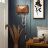 Entryway Organizer Faux Leather And Gold - Threshold™