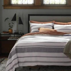 Cotton Woven Stripe Duvet Cover & Sham Set - Threshold™ -Household Items Sale GUEST 8908869e 1b2b 4f9a a18e 2d0375467cbe
