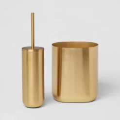 Brushed Brass Waste Can Gold - Threshold™ -Household Items Sale GUEST 91e5b161 cc7f 4b14 a720 142c3f4bd469