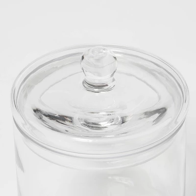 Medium Canister Apothecary Glass Clear - Threshold™ 3 Medium Canister Apothecary Glass Clear - Threshold™ - Image 3