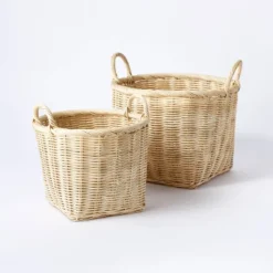 Medium Rattan Basket With Handles - Threshold™ Designed With Studio McGee -Household Items Sale GUEST 98f7439a f4f3 4b0c bb44 b05a87aca74b